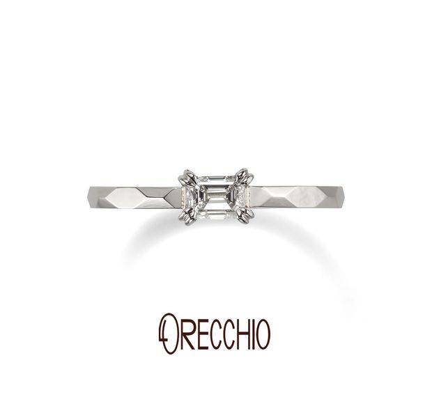 【ORECCHIO(オレッキオ)】＜aman～アマン＞婚約指輪　AE-1305
