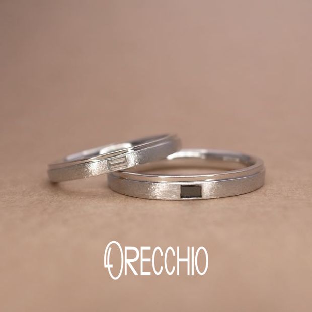 【ORECCHIO(オレッキオ)】ゲットウ～オリジナルのスターダスト仕上げと鏡面仕上げのコンビでシャープなデザイン