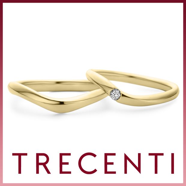 【TRECENTI(トレセンテ)】チェリーブロッサム双子ダイヤモンド（FL-FM TW/  FL-FL0.05/TW）