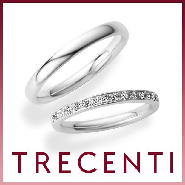 【TRECENTI(トレセンテ)】ハーフエタニティ02(FL-AMF　ET-SF15)