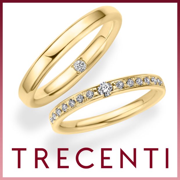 【TRECENTI(トレセンテ)】フェリーチェ 双子ダイヤモンド（FELI-FM TW／FELI-FL0.05TW)