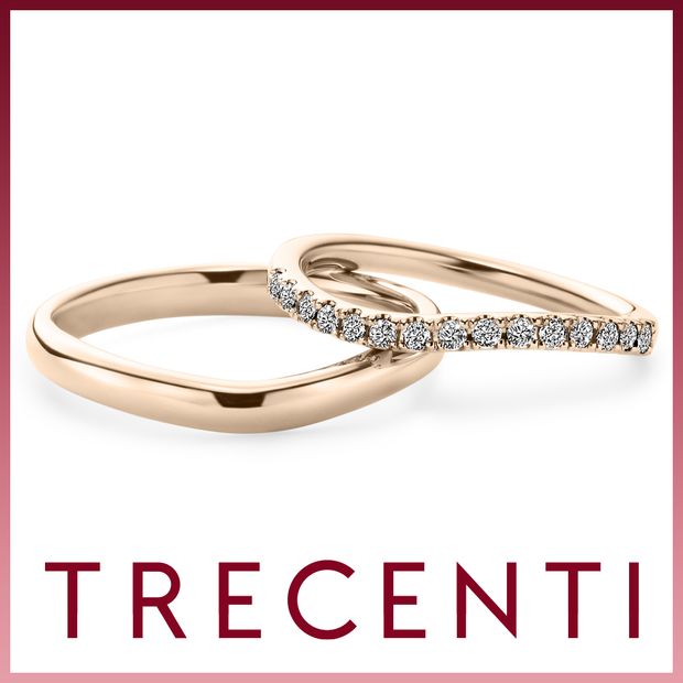 【TRECENTI(トレセンテ)】ハーフエタニティウェーブ01(BEL-CM　ET-SHC15)