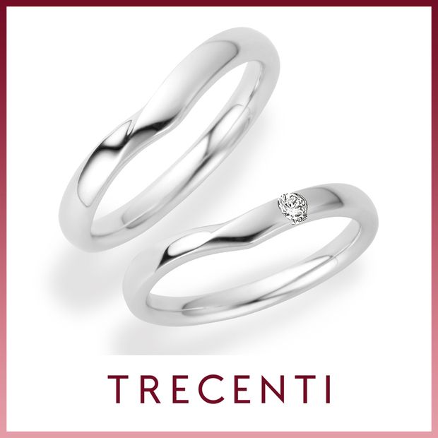 【TRECENTI(トレセンテ)】ウルバーノV(0.05ct)（UB-BM UB-BL0.05）