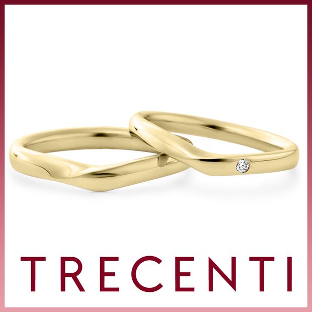 【TRECENTI(トレセンテ)】ウルバーノV（0.01ct)（UB-BM／UB-BL0.01）