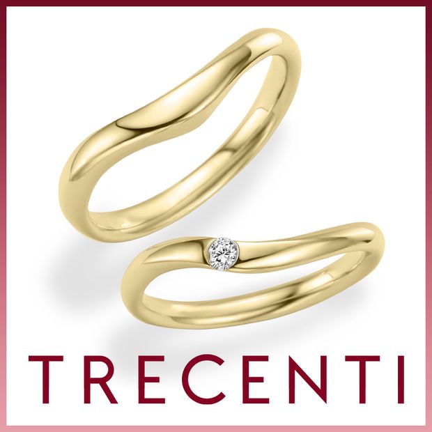 【TRECENTI(トレセンテ)】チェリーブロッサム双子ダイヤモンド（FL-FM TW/  FL-FL0.05/TW）