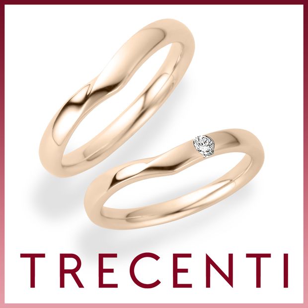 【TRECENTI(トレセンテ)】ウルバーノV（0.07ct)（UB-BM／UB-BL0.07）
