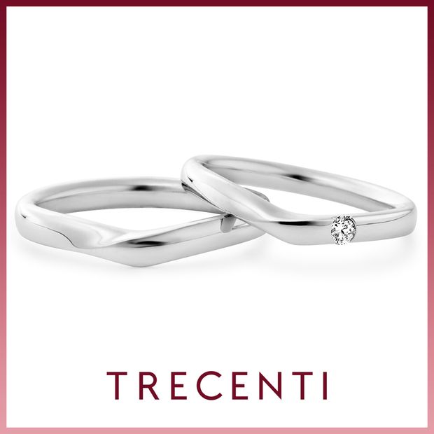 【TRECENTI(トレセンテ)】ウルバーノV(0.05ct)（UB-BM UB-BL0.05）