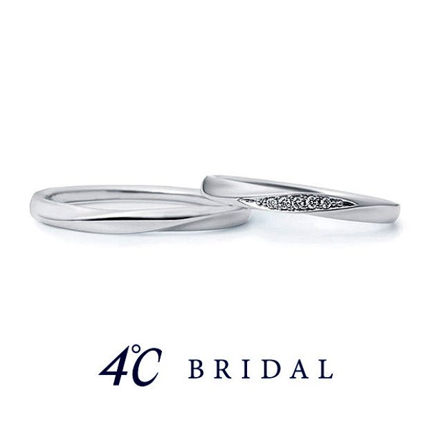 【4℃ BRIDAL(ヨンドシーブライダル)】プラチナマリッジリング -奇跡-