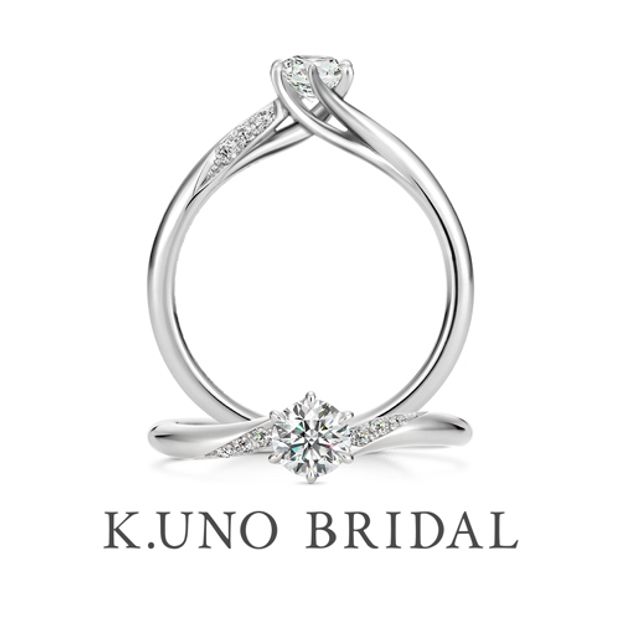 【ケイウノ ブライダル(K.UNO BRIDAL)】Spira -スピラ（ラウンドカット）-