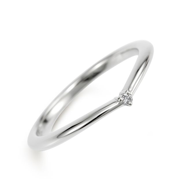 【ケイウノ ブライダル(K.UNO BRIDAL)】【コロッラ（メレダイヤ）】連なるメレダイヤが可憐に輝く婚約指輪