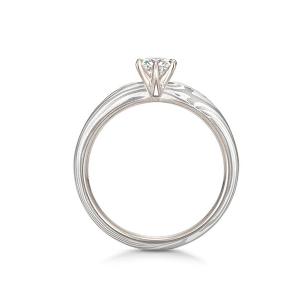 【ケイウノ ブライダル(K.UNO BRIDAL)】【MOKUME（木目金）Piantina】ピアンティーナ