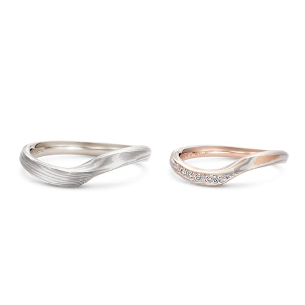 【ケイウノ ブライダル(K.UNO BRIDAL)】MOKUME　Arietta Fianco  -アリエッタ・フィアンコ-