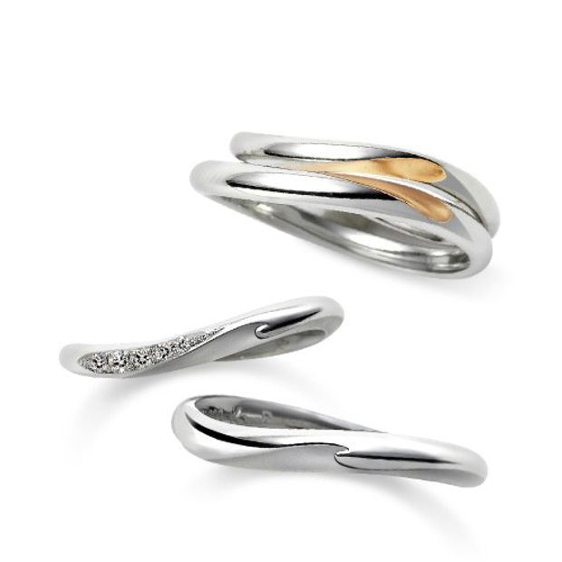 【ケイウノ ブライダル(K.UNO BRIDAL)】【パルピト】合わせて&ldquo;ハート&rdquo;。そこにきらめくダイヤは愛の輝き