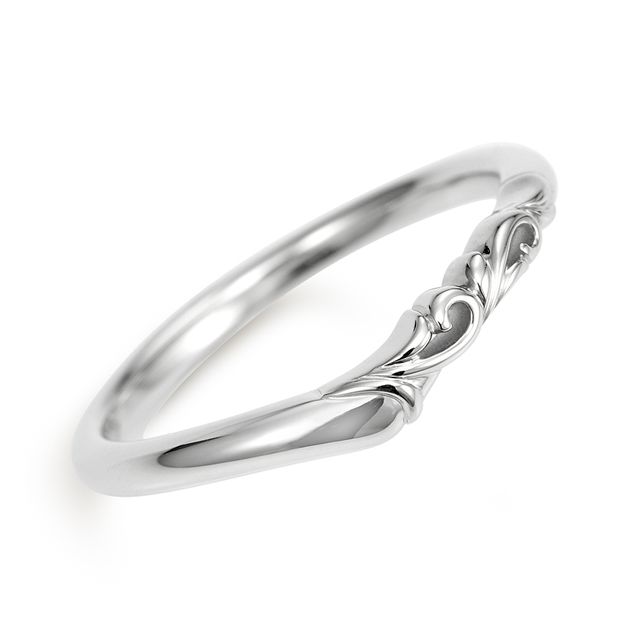 【ケイウノ ブライダル(K.UNO BRIDAL)】【コロッラ】成長を表す植物模様にふたりの未来を願って