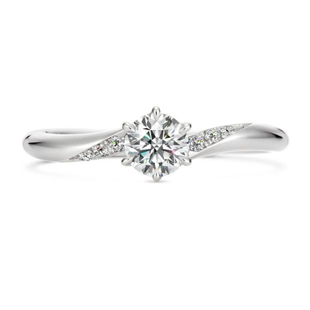 【ケイウノ ブライダル(K.UNO BRIDAL)】Spira -スピラ（ラウンドカット）-