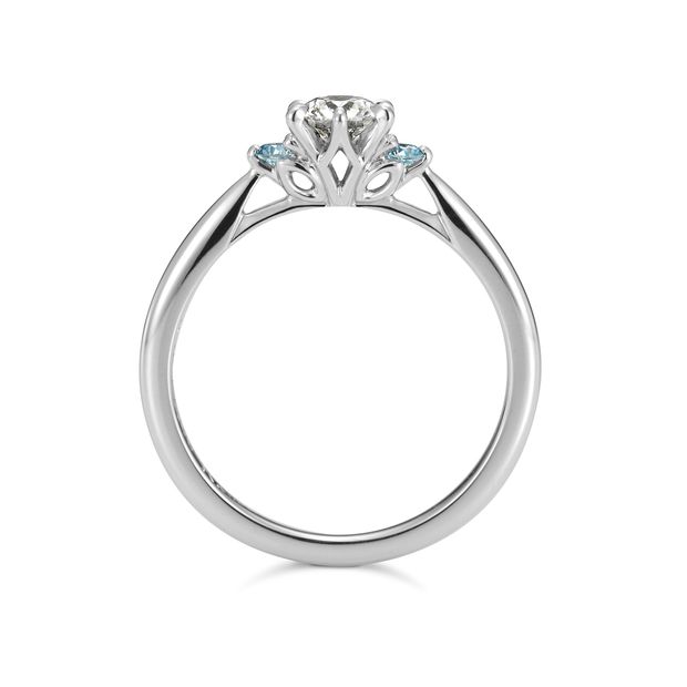 【ケイウノ ブライダル(K.UNO BRIDAL)】【ブループーロ】花嫁を祝福する&rdquo;サムシングブルー&rdquo;の青い輝き