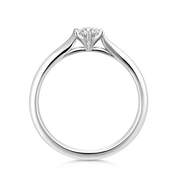 【ケイウノ ブライダル(K.UNO BRIDAL)】【ウニーレ】引っかかりを抑え普段使いしやすい婚約指輪