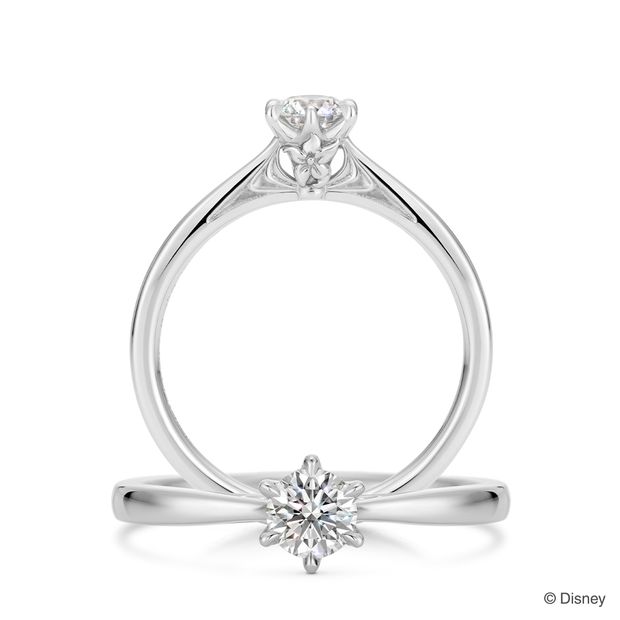 【ケイウノ ブライダル(K.UNO BRIDAL)】[Disney] Light in the sea 『リトル・マーメイド』/ 婚約指輪・結婚指輪