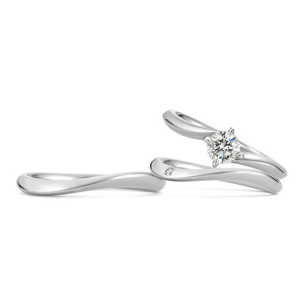 【ケイウノ ブライダル(K.UNO BRIDAL)】【メビウス】永遠を表す“メビウス”で、ふたりの永遠の絆を表して