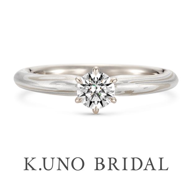 【ケイウノ ブライダル(K.UNO BRIDAL)】【MOKUME（木目金）Piantina】ピアンティーナ