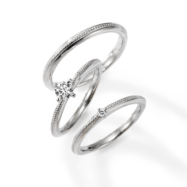 【ケイウノ ブライダル(K.UNO BRIDAL)】【リトゥマーレ・フィーニ】幸せが永遠に続くように、途切れることなく続くミル打ち