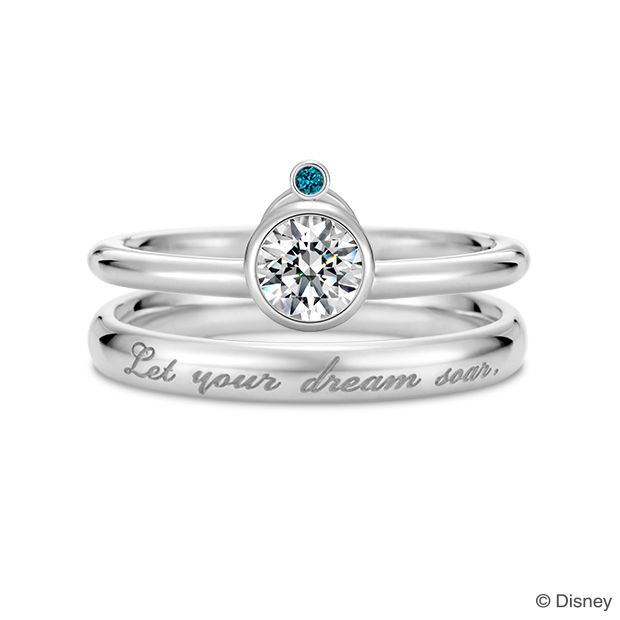 【ケイウノ ブライダル(K.UNO BRIDAL)】[Disney] ジャスミン / エンゲージリング Catch the Star -星をこの手に-