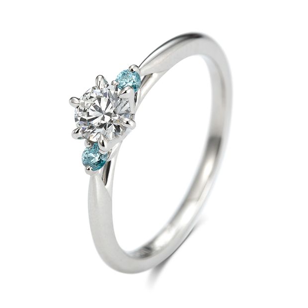 【ケイウノ ブライダル(K.UNO BRIDAL)】【ブループーロ】花嫁を祝福する&rdquo;サムシングブルー&rdquo;の青い輝き