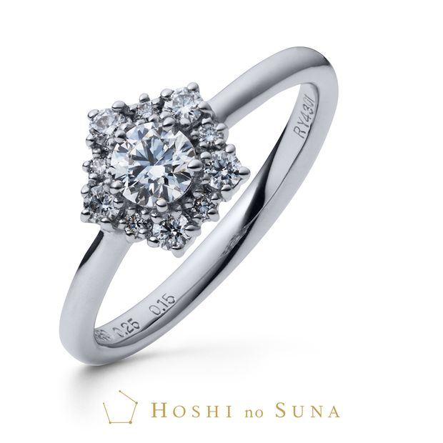 【HOSHI no SUNA 星の砂(ほしのすな)】LEONE(レオーネ)～凛とした姿で愛を誓う～