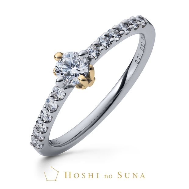 【HOSHI no SUNA 星の砂(ほしのすな)】MIMOSA(ミモザ)  コンビ～幸せのメッセージ～