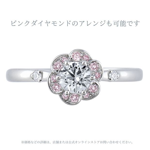 【アネリディギンザ(ANELLI DI GINZA)】いい夫婦ciel etoile radieux/ローズ/Pt950