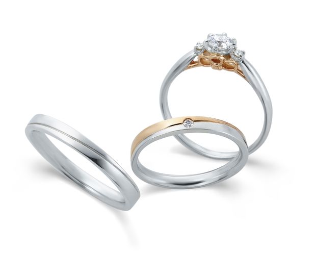 【アネリディギンザ(ANELLI DI GINZA)】いい夫婦ciel &eacute;toil&eacute;/aurore　オーロール/婚約指輪&結婚指輪【アネリディギンザ/ANELLI DI GINZA】