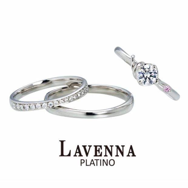 【アネリディギンザ(ANELLI DI GINZA)】LAVENNA PLATINO/ムーンリバー/婚約指輪＆結婚指輪【アネリディギンザ/ANELLI DI GINZA】