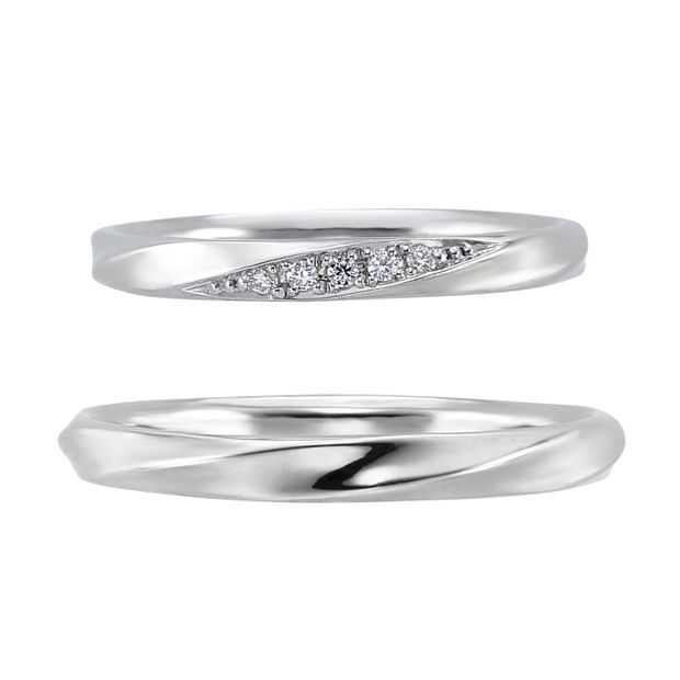 【アネリディギンザ(ANELLI DI GINZA)】いい夫婦ciel &eacute;toil&eacute;/voielactee　ボワラクティー/婚約指輪&結婚指輪【アネリディギンザ/ANELLI DI GINZA】