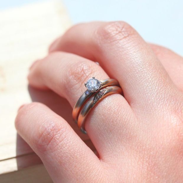 【アネリディギンザ(ANELLI DI GINZA)】相木目/木漏れ日