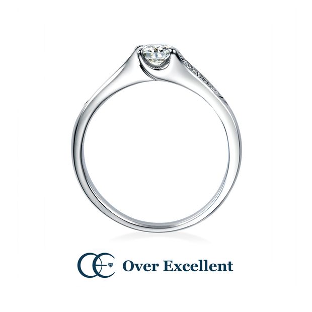 【Over Excellent(オーバーエクセレント)】【Canary Bird カナリーバード -初夏の野ばら-】くるんと軽やかにひるがえった花びらのように、緩やかなウェーブが印象的。 Over Excellent