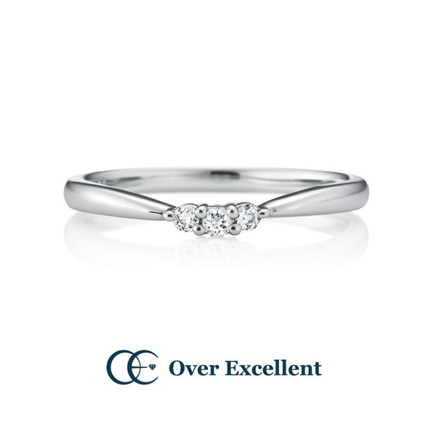 【Over Excellent(オーバーエクセレント)】【Viola　ビオラ　～私を思って～】　ビオラの花のように誠実な愛と深い絆を象徴するデザイン。