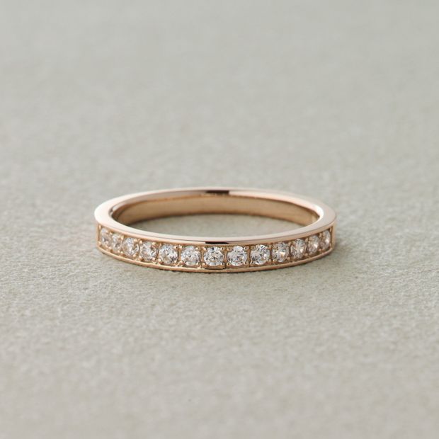 【SIENAROSE(シエナロゼ)】【新作】叶える レール（クリアダイヤ）