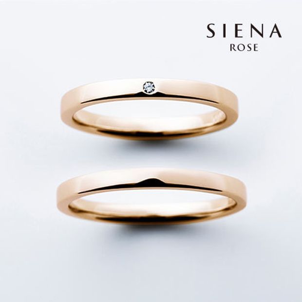 【SIENAROSE(シエナロゼ)】叶える　フラット（細）-kanaeru flat-