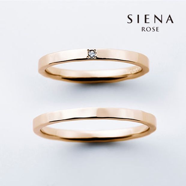 【SIENAROSE(シエナロゼ)】叶える　平打ち（細）-kanaeru hirauchi-