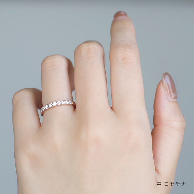 【SIENAROSE(シエナロゼ)】【新作】叶える プロング（クリアダイヤ）