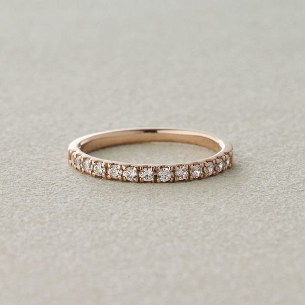 【SIENAROSE(シエナロゼ)】【新作】叶える プロング（クリアダイヤ）