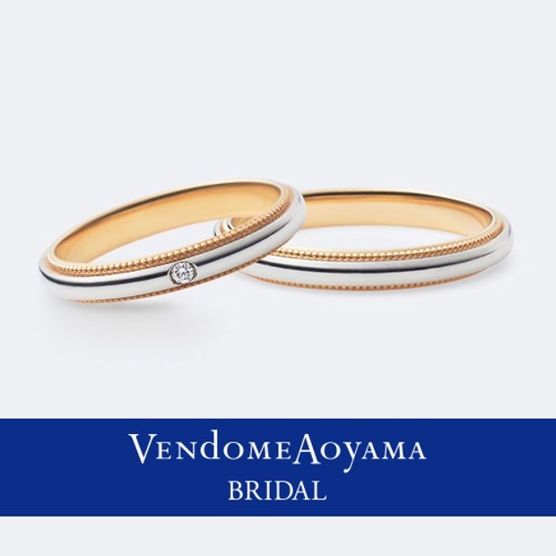 【ヴァンドーム青山(VENDOME AOYAMA)】ミル グラニュール マリッジリング【AM_R0006-SD/MD/SA/MA】