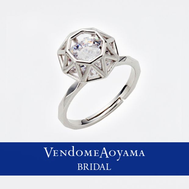 【ヴァンドーム青山(VENDOME AOYAMA)】プロポーズリング【ASVR6918 CZ】