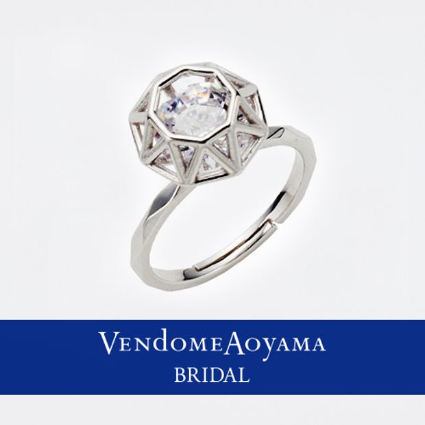 【ヴァンドーム青山(VENDOME AOYAMA)】プロポーズリング【ASVR6918 CZ】