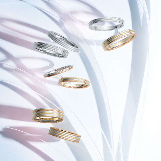 【ヴァンドーム青山(VENDOME AOYAMA)】パーソナライズド リング【AM_R1007-SA/MA,AM_R1008-SA/MA】