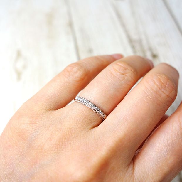 【宝寿堂(ほうじゅどう)】☆新作☆【宝寿堂】クラシックなミル打ちが美しい《KM00040M1/KD00028MA3》 ｜宝寿堂(ほうじゅどう)の結婚指輪