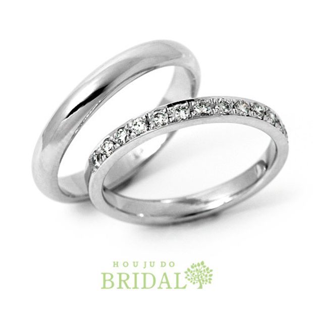 【宝寿堂(ほうじゅどう)】【宝寿堂】丸みシンプル＆ぐるり一周メレの華やかエタニティ《KM30/KD117》