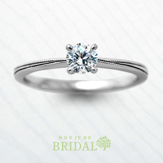 【宝寿堂(ほうじゅどう)】【宝寿堂】クラシカルなミル打ちが上品《HE2461》