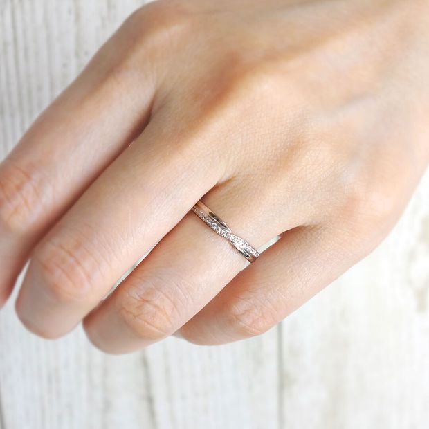 【宝寿堂(ほうじゅどう)】【宝寿堂】スタイリッシュでエレガントな結婚指輪（マリッジリング） ｜ HM2833L / HD2833S