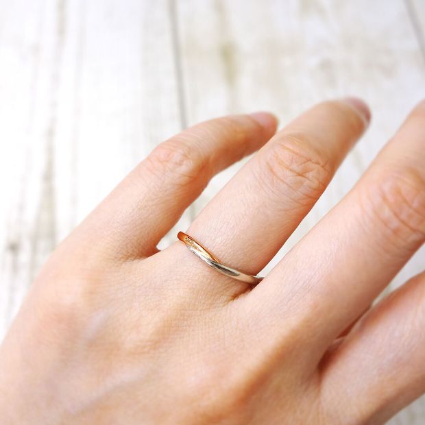 【宝寿堂(ほうじゅどう)】【宝寿堂】ピンクゴールド＆プラチナでさらっとカジュアルに《TAX4/TAX4》